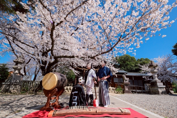 桜の下の音楽会